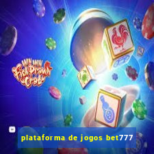 plataforma de jogos bet777